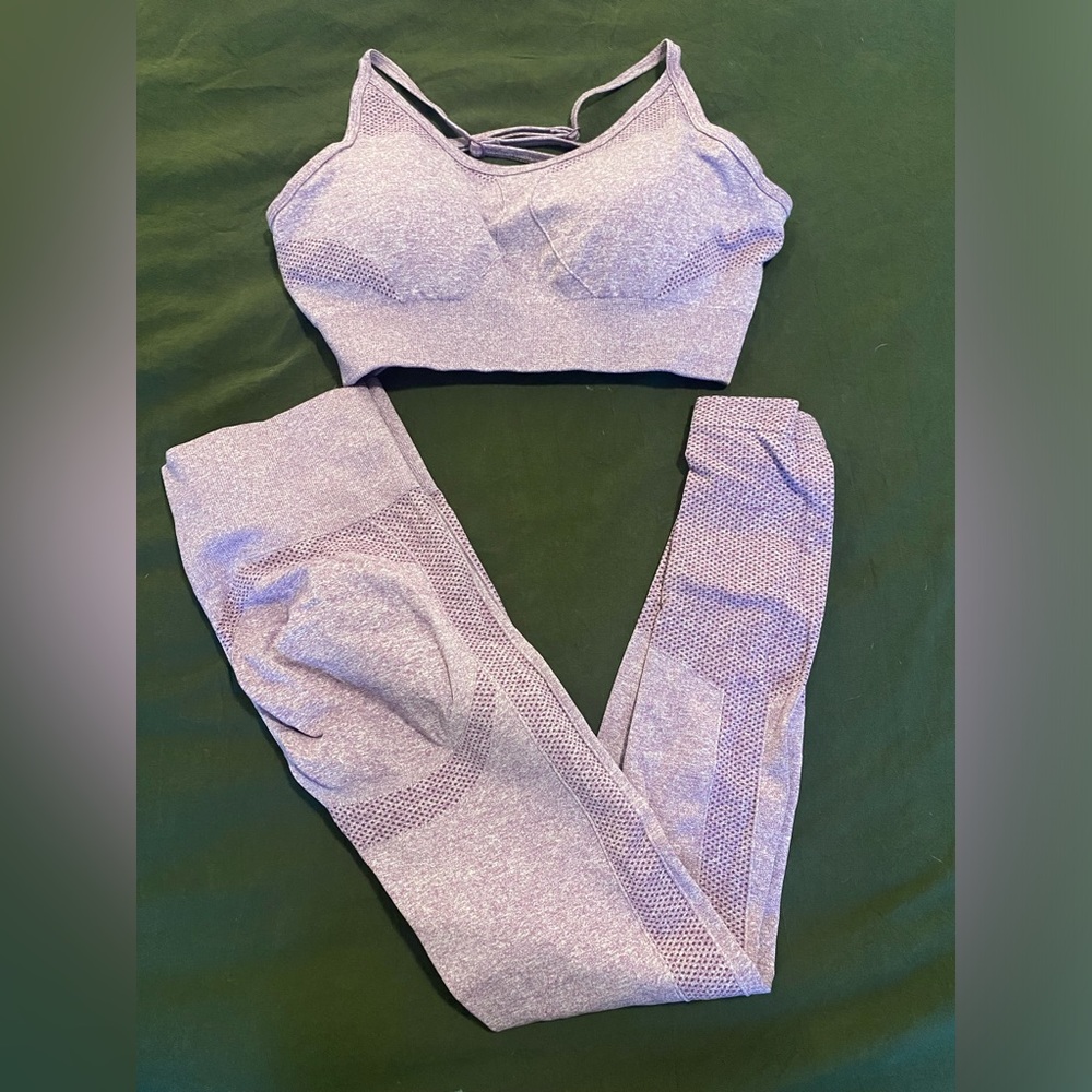 SHEIN - Purple Workout Set
